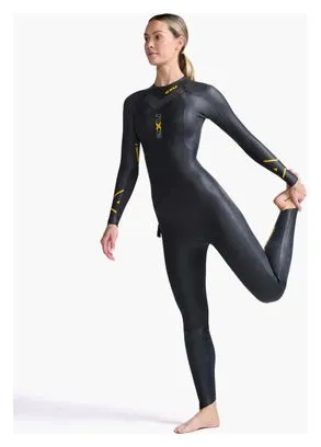 2XU Traje de neopreno 2XU Propel:1Mujer Negro/Amarillo