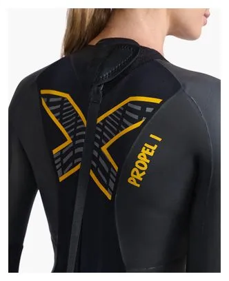 2XU Traje de neopreno 2XU Propel:1Mujer Negro/Amarillo