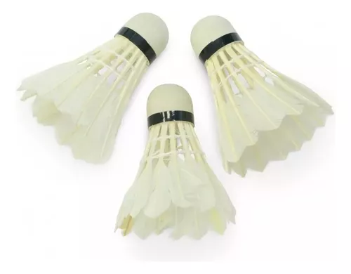3 Plumas Ganso Badminton Sixzero Profesional