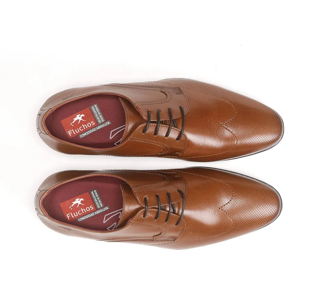ADAM F0844 Zapato de Cordones Marrón