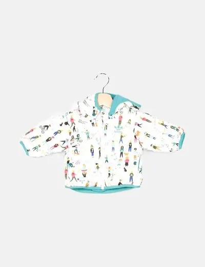 Adidas Anorak acolchado estampado