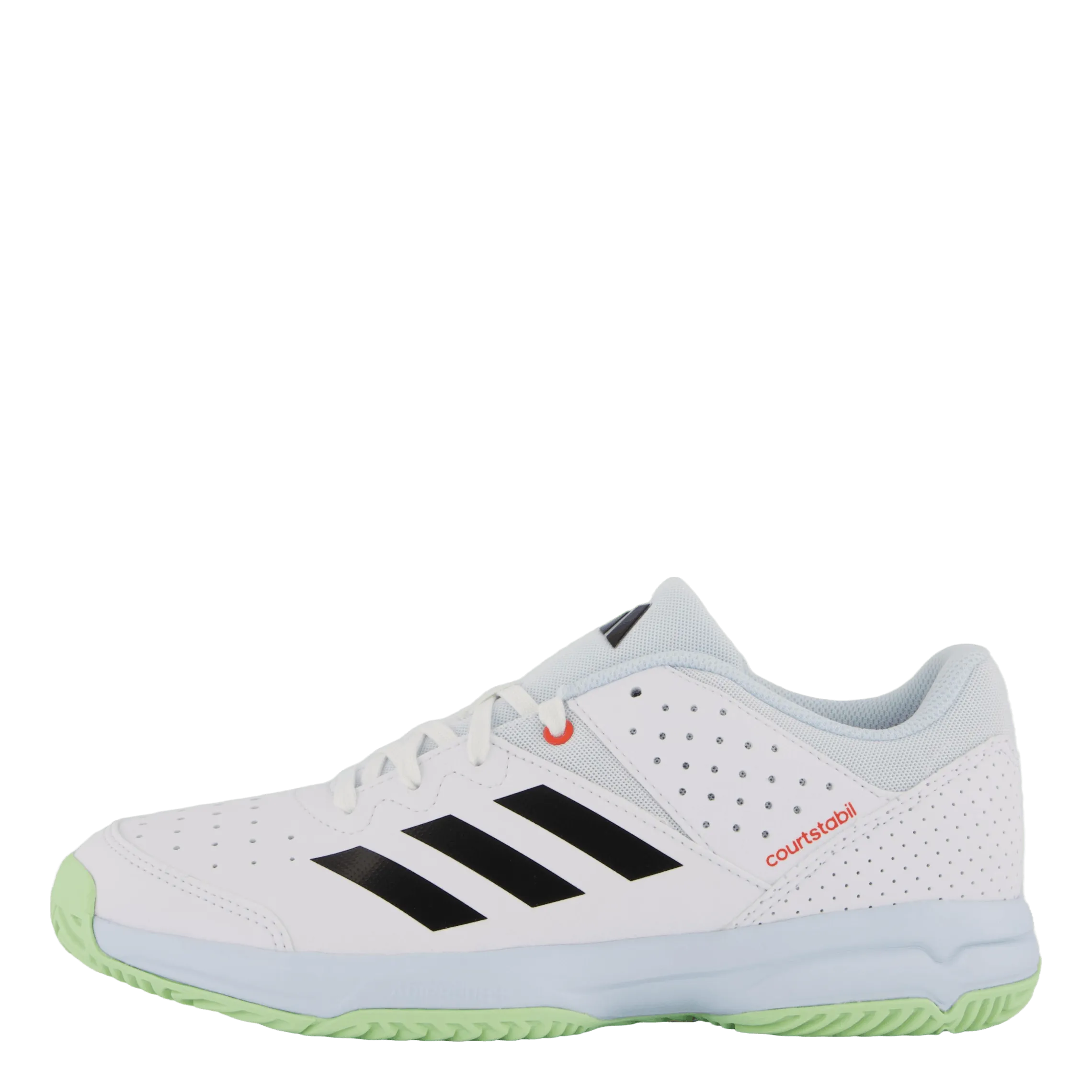 Adidas Court Stabil Shoes Cloud White / Core Black / Semi Green Spark