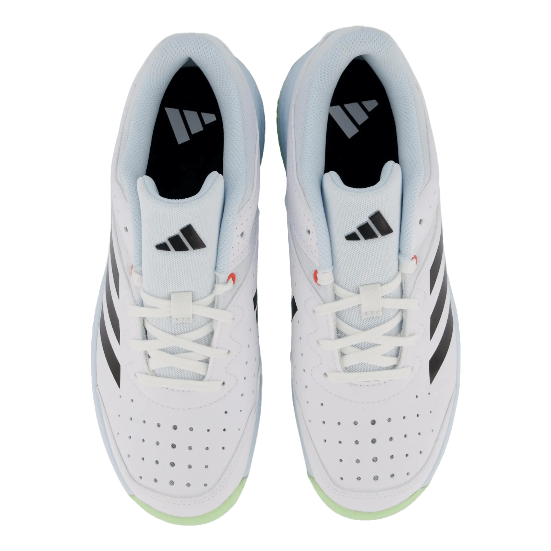 Adidas Court Stabil Shoes Cloud White / Core Black / Semi Green Spark
