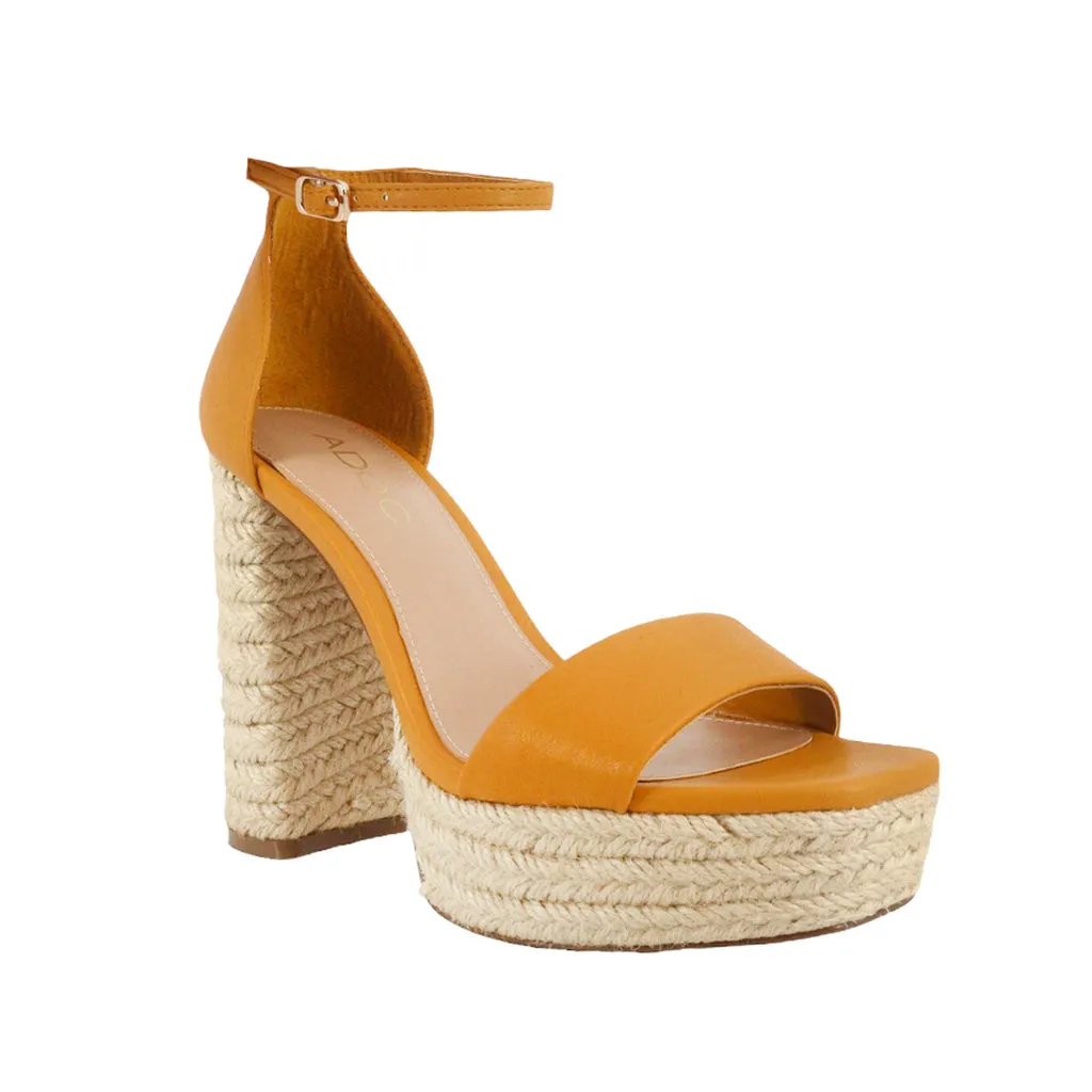 ADOC Sandalias de tacón Omega color amarillo