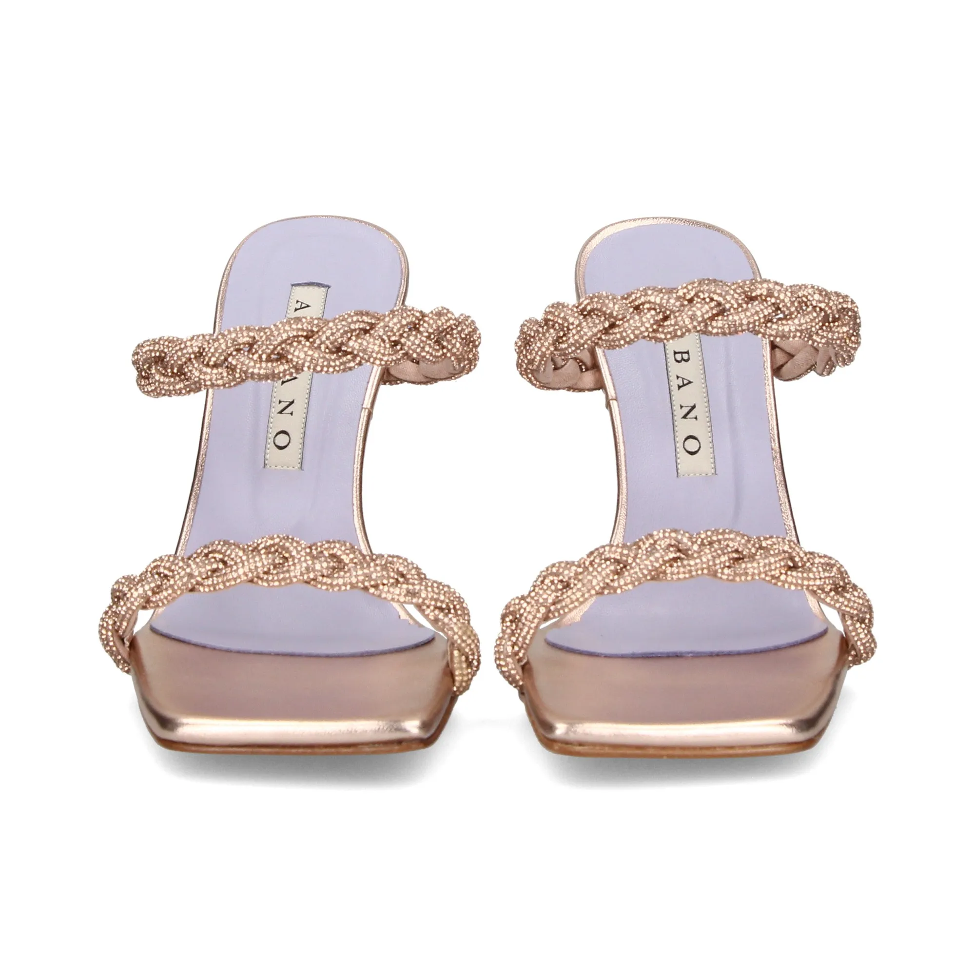 ALBANO Sandalias con tacón de Mujer COPPER