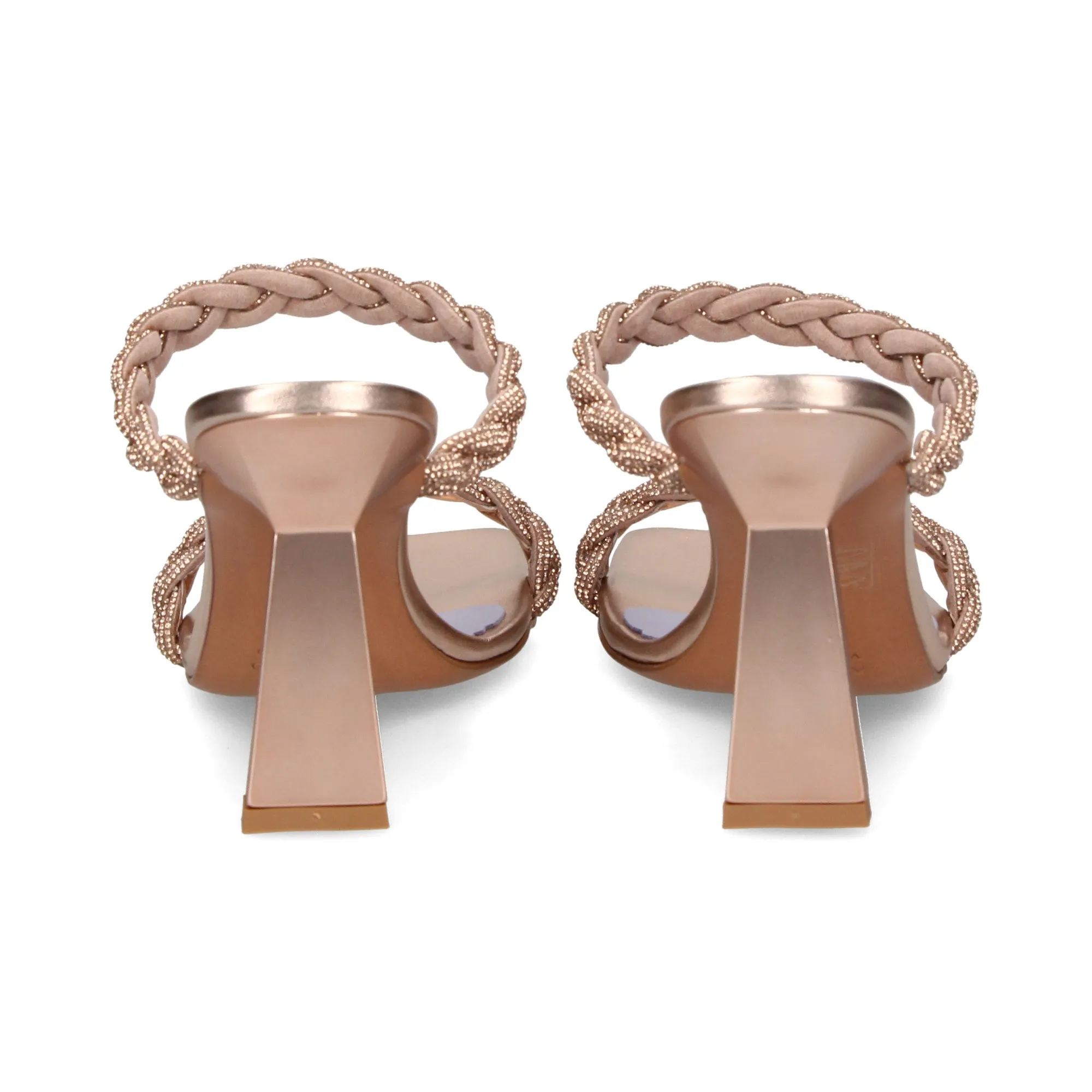 ALBANO Sandalias con tacón de Mujer COPPER
