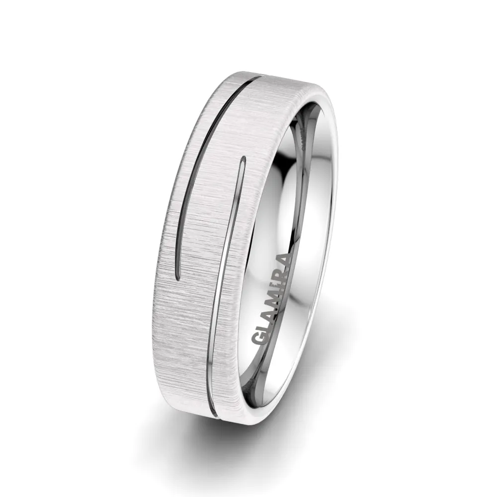 Anillo Boda Hombre Natural Flow 6mm