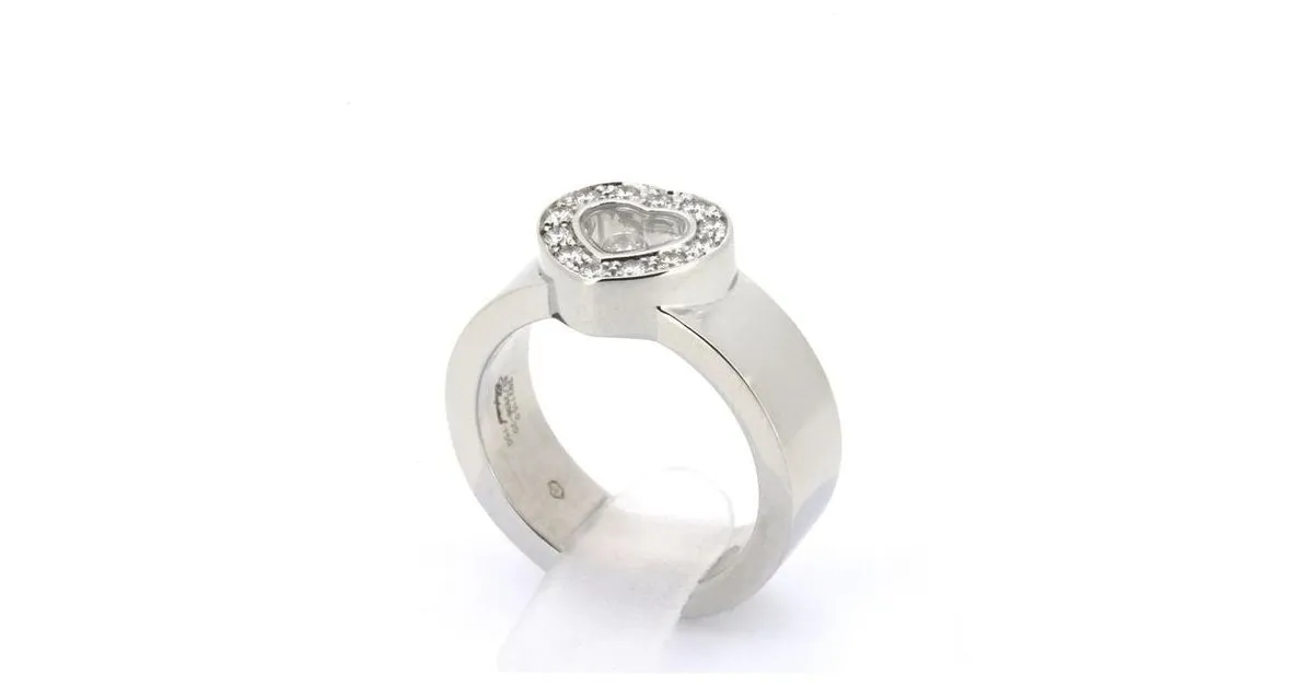 Anillo Chopard Happy Diamonds Hardware de plata 