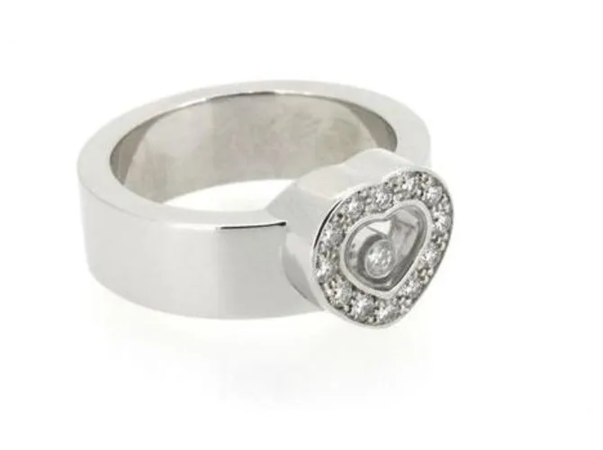 Anillo Chopard Happy Diamonds Hardware de plata 