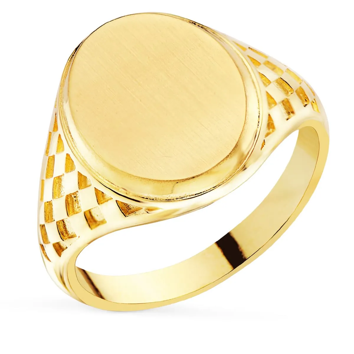 Anillo Oro Sello de Caballero