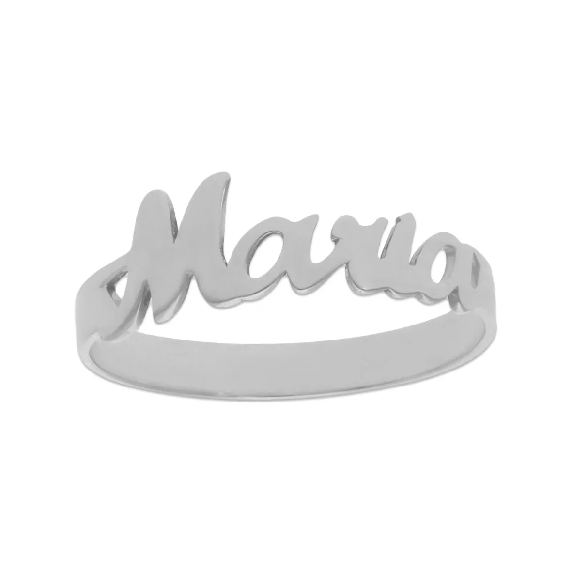 Anillo Plata Nombre 7 mm.