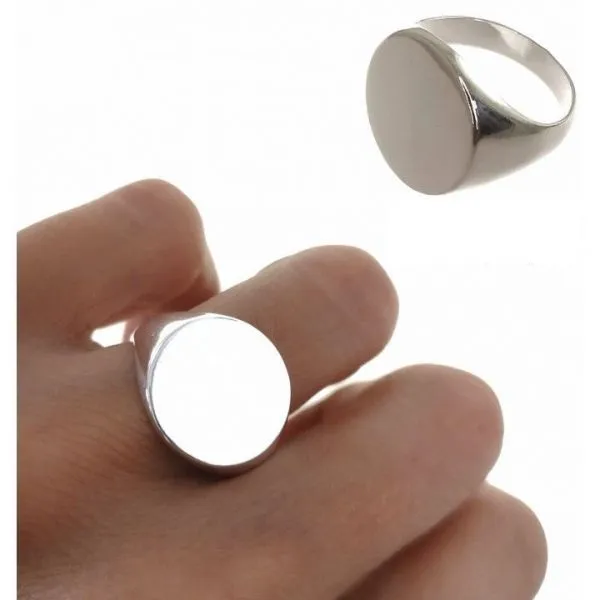 Anillo Sello Hombre en Plata