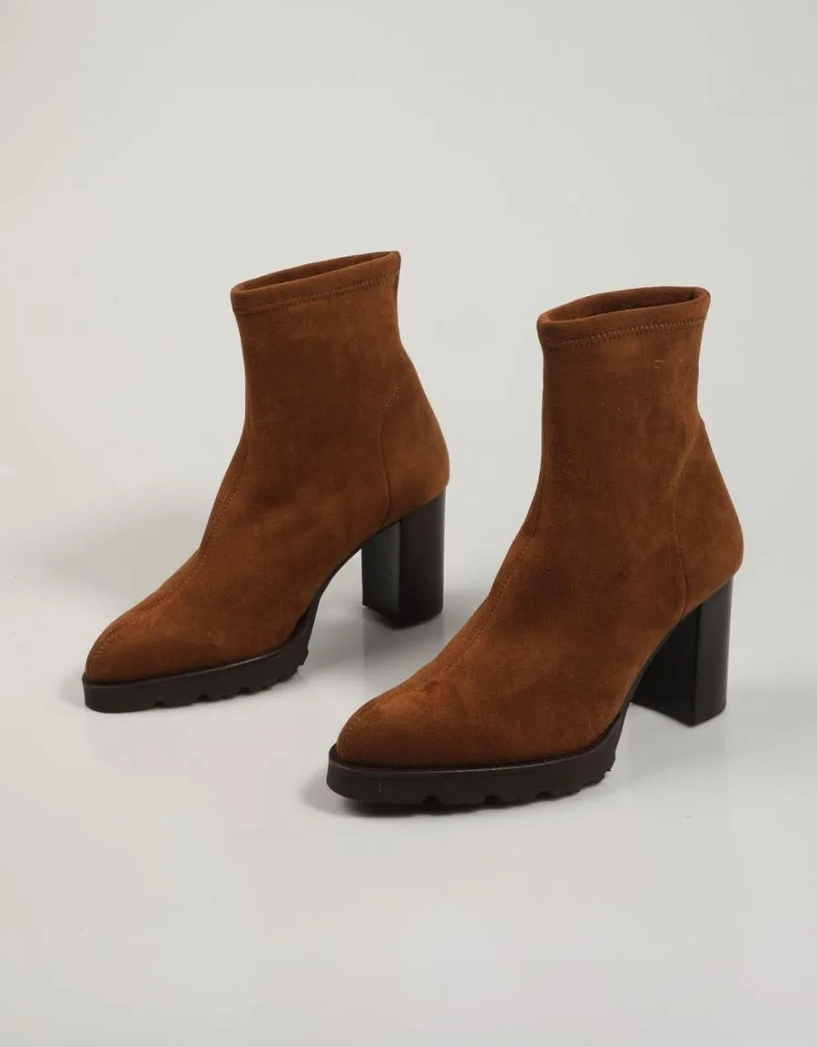  ankle boots MISS ELASTIC 77491 en Brown 83359