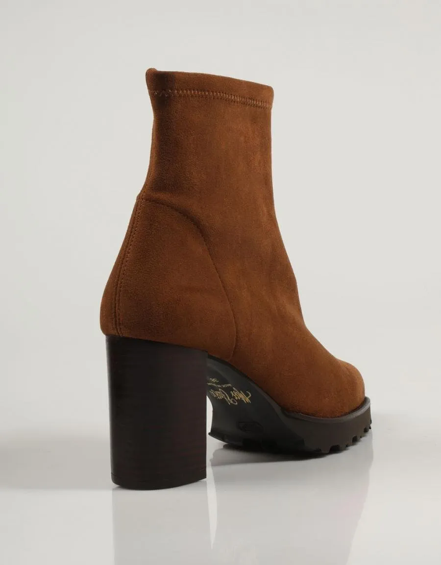  ankle boots MISS ELASTIC 77491 en Brown 83359