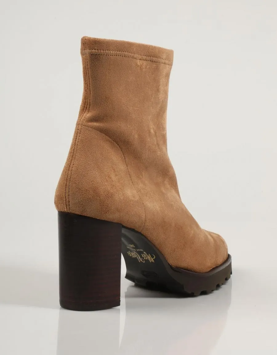  ankle boots MISS ELASTIC 77491 en Tan 83358