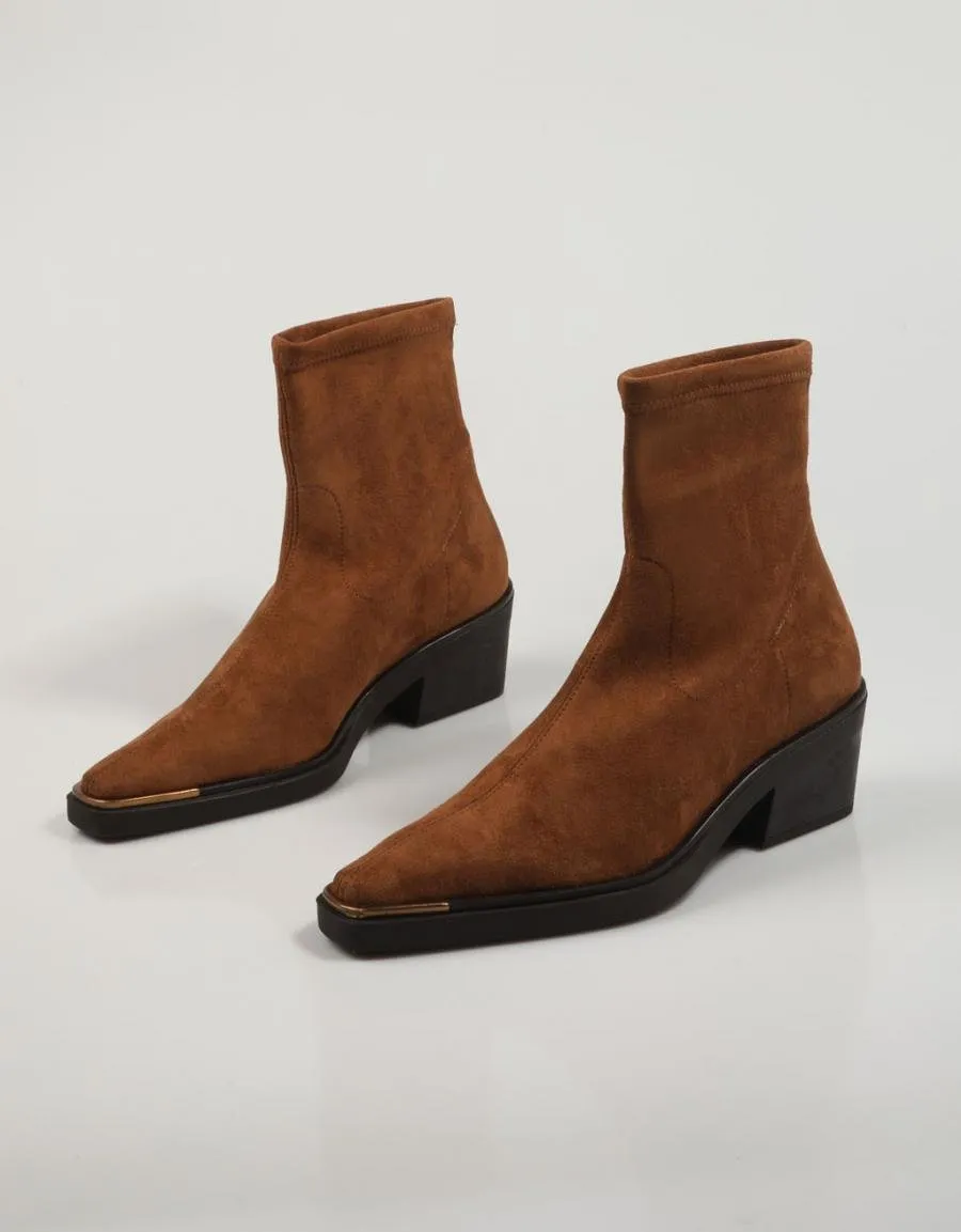  ankle boots MISS ELASTIC 77541 en Tan 83361