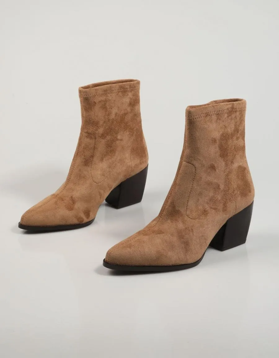  ankle boots MISS ELASTIC 77698 en Tan 83364