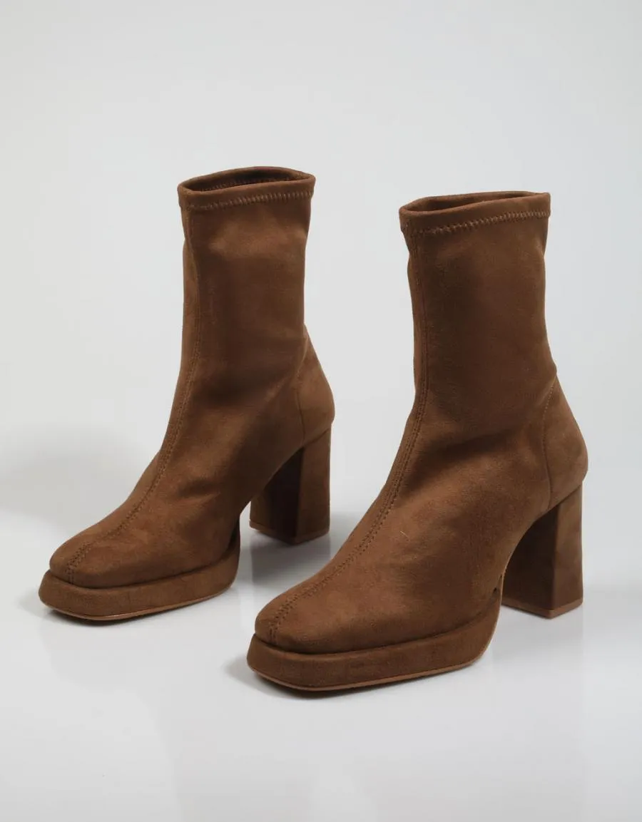  ankle boots REBECCA HOPE P1935 en Tan 80824