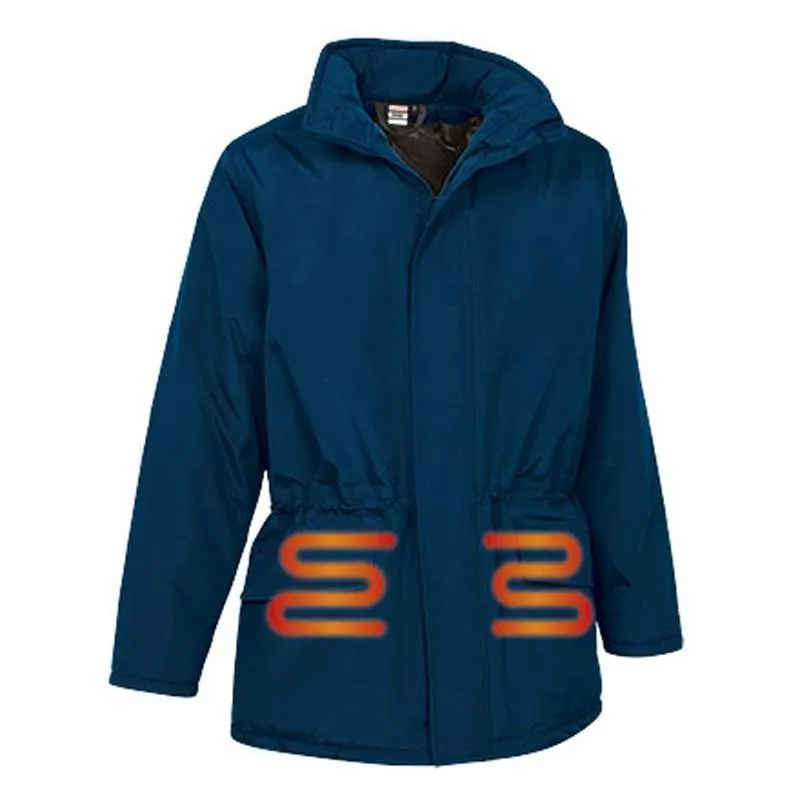 Anorak largo calefactable