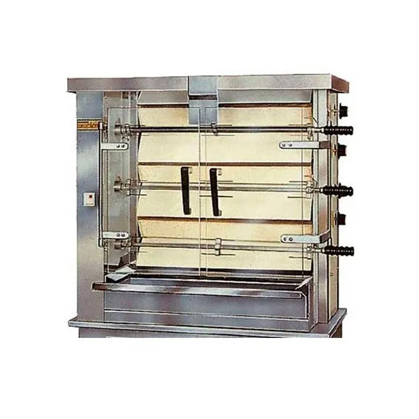 ASADOR DE POLLOS A GAS ASDOR R12 DE 3 ESPADAS