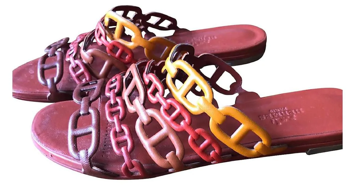 Autre Marque sandalias Thalassa Naranja 