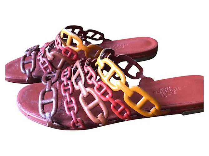 Autre Marque sandalias Thalassa Naranja 