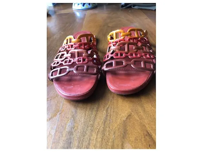 Autre Marque sandalias Thalassa Naranja 