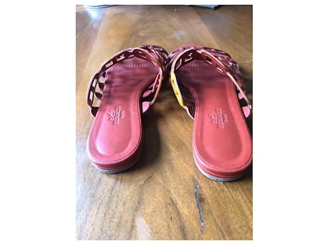 Autre Marque sandalias Thalassa Naranja 