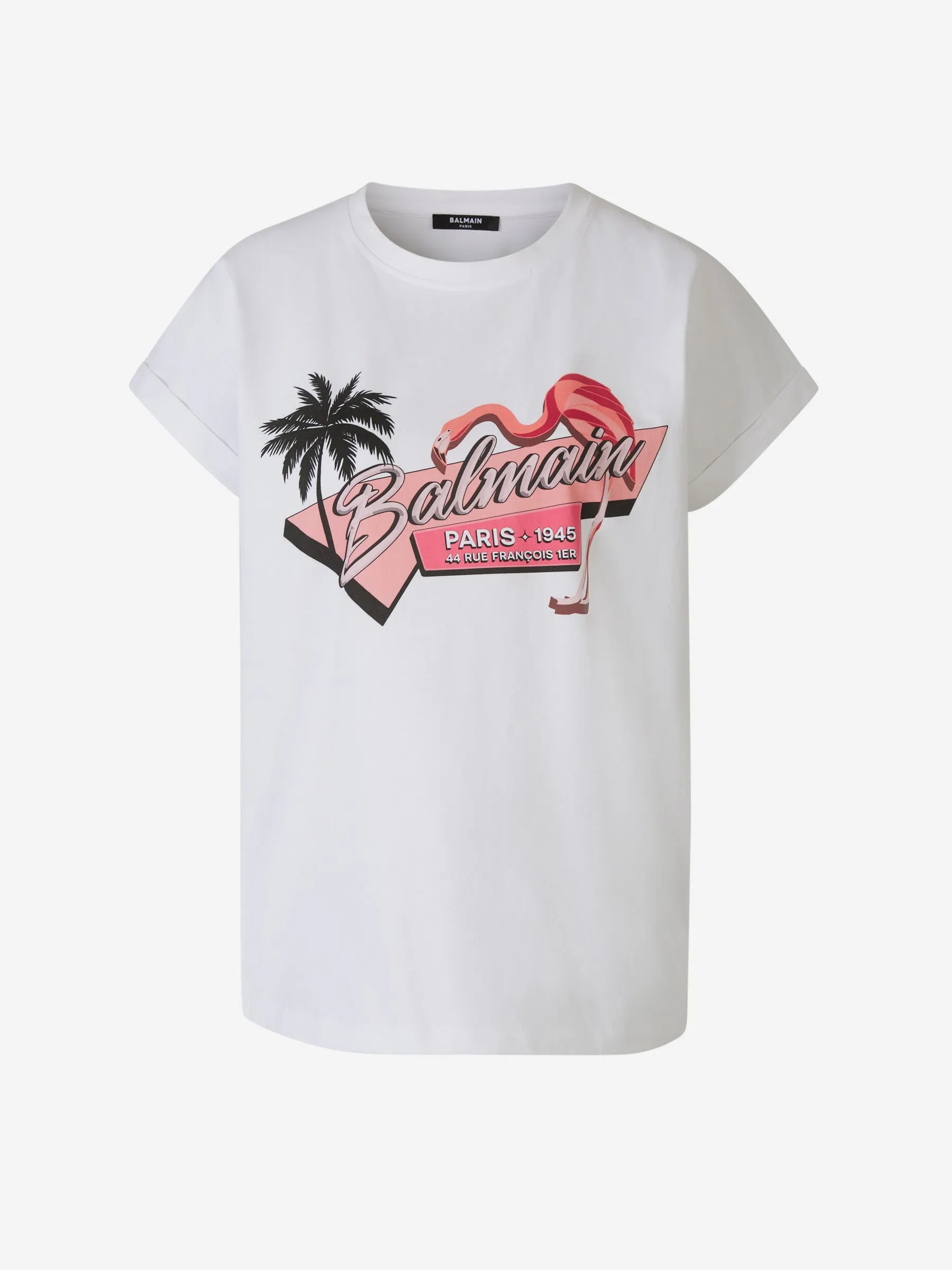 Balmain Camiseta Estampado Flamenco