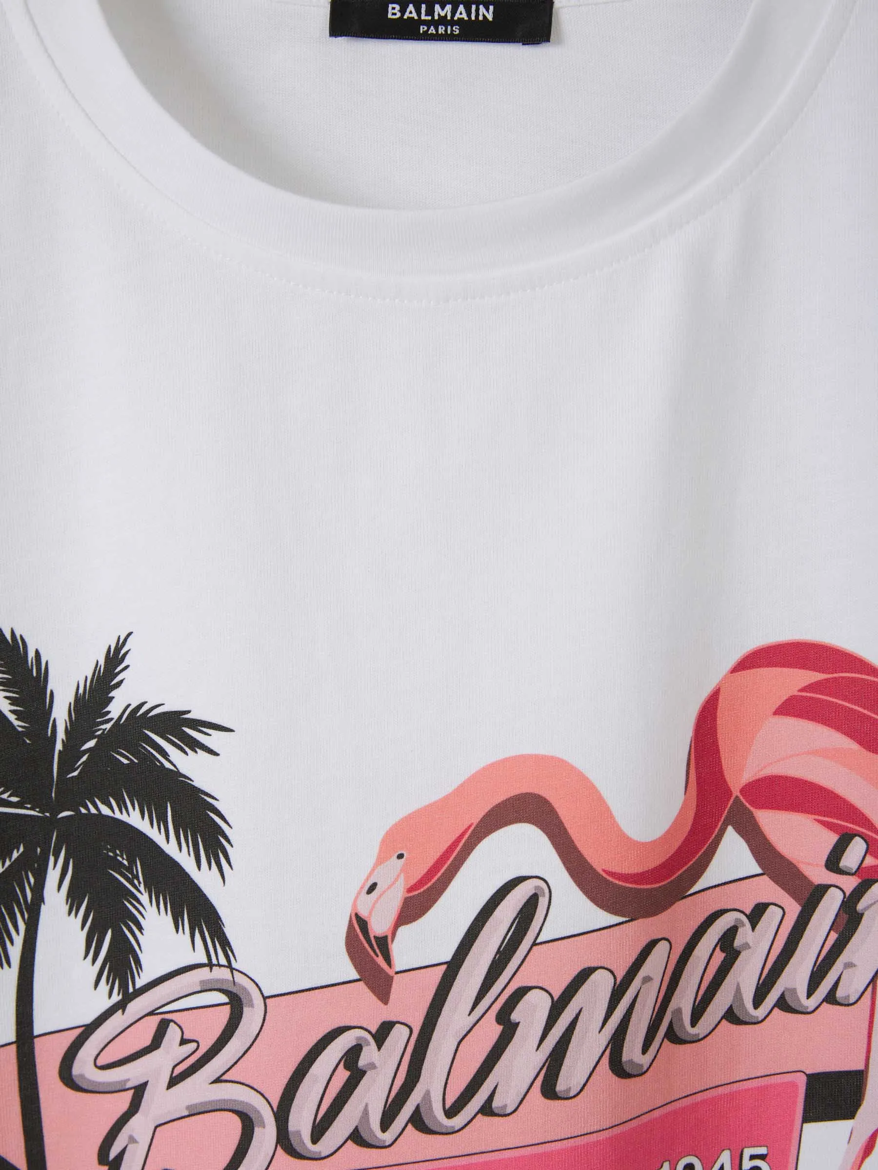 Balmain Camiseta Estampado Flamenco