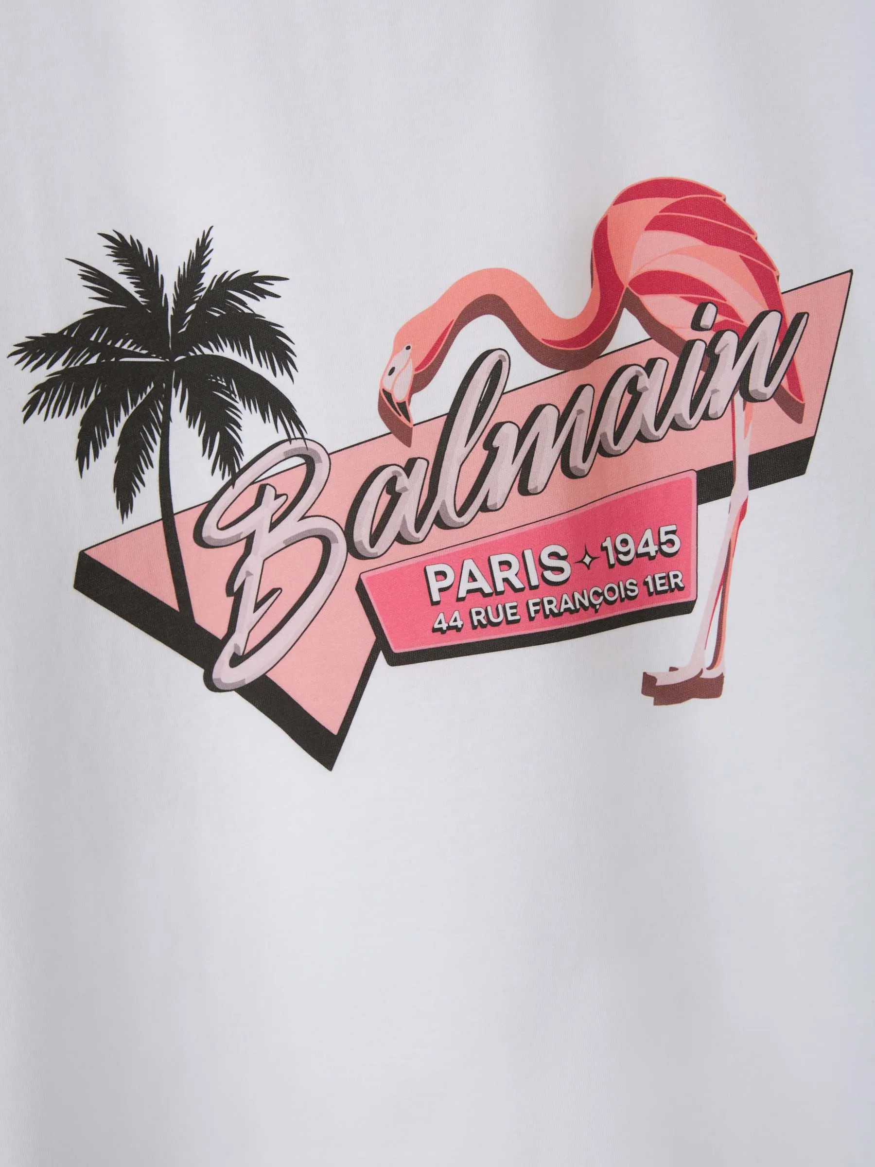 Balmain Camiseta Estampado Flamenco