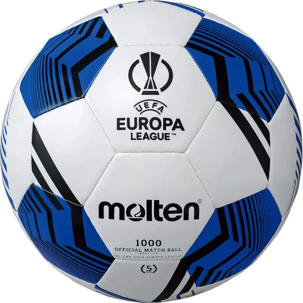 Balón Fútbol Molten 1000 UEFA Europa League 21/22 N°5 Blanco/Azul