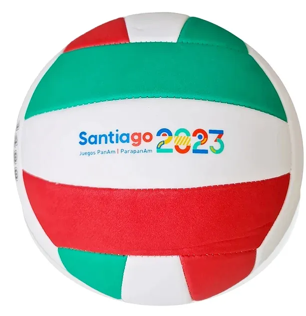Balón Vóleibol Molten V5C1400 Stgo. 2023 N°5 Blanco/Rojo/Verde