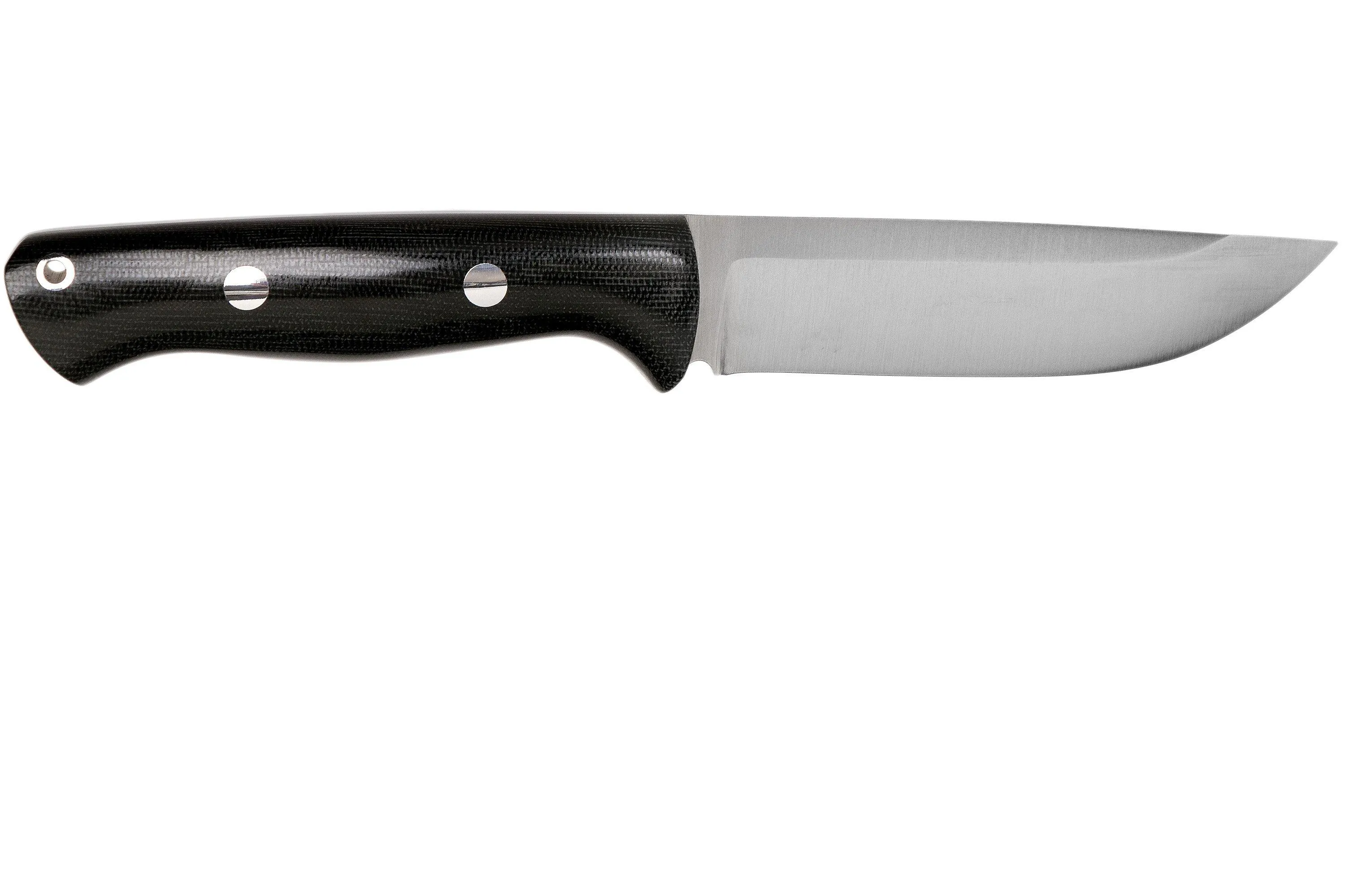 Bark River Bravo 1.2 A2 Black Canvas Micarta Rampless cuchillo de exterior