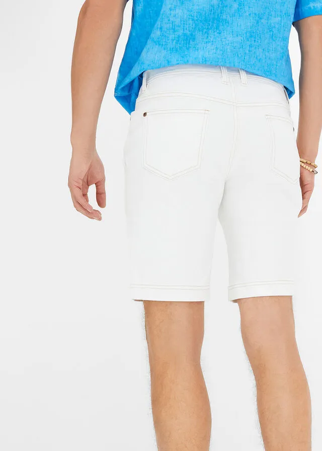 BERMUDA VAQUERA SARGA BLANCABEIGE PARDO