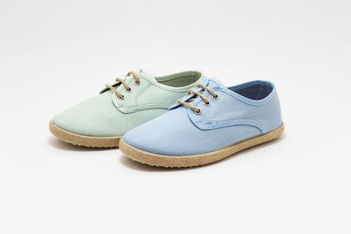 Blucher esparto cordones niño