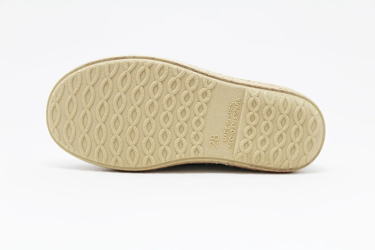 Blucher esparto cordones niño