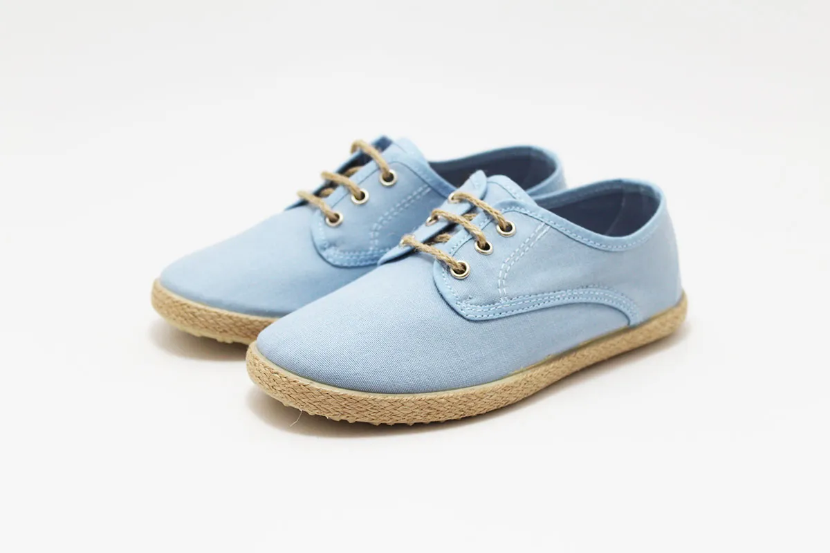Blucher esparto cordones niño