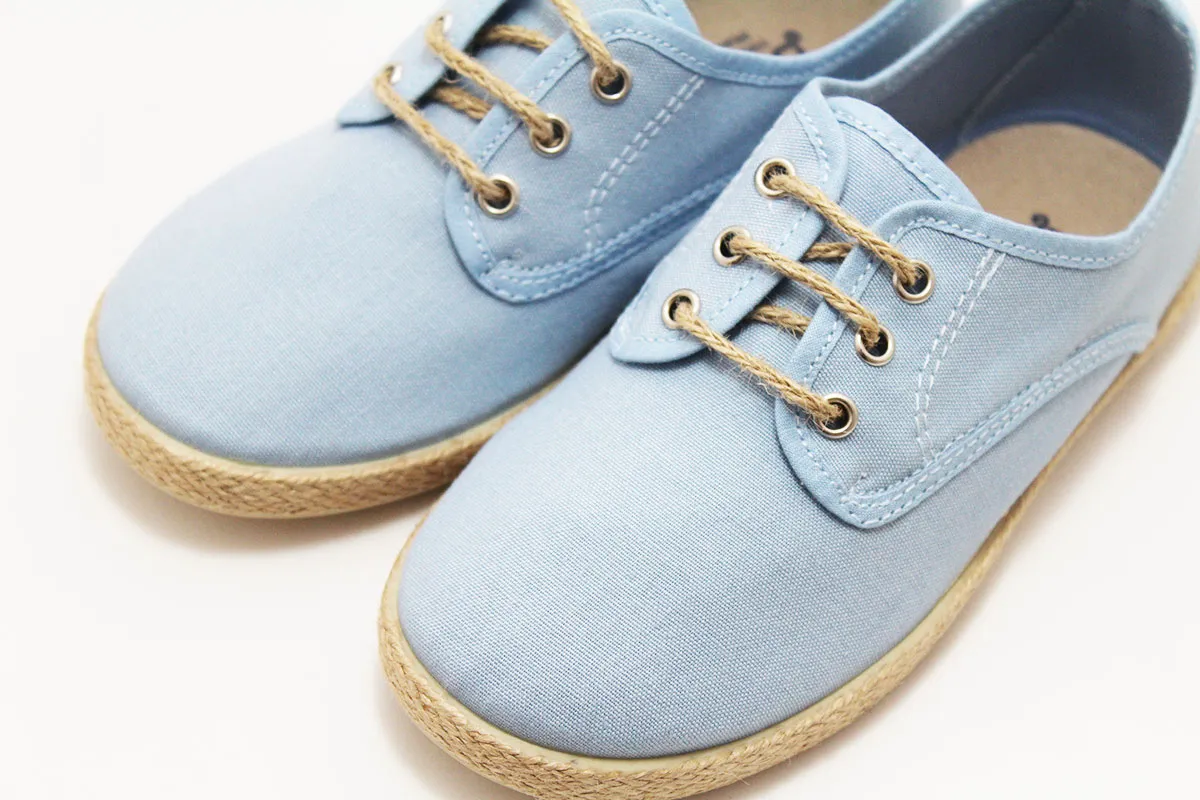 Blucher esparto cordones niño