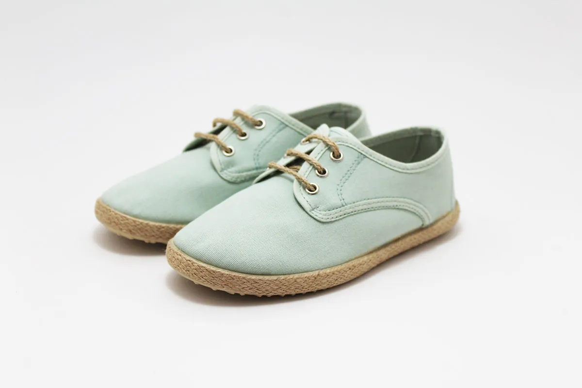Blucher esparto cordones niño