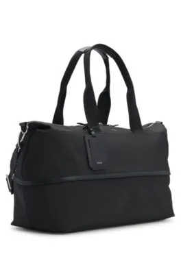 Bolsa de viaje ampliable con ribetes de la marca