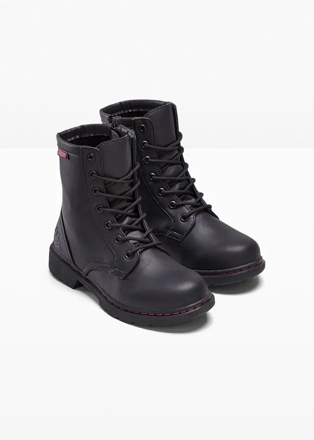 Botas con cordones Negro