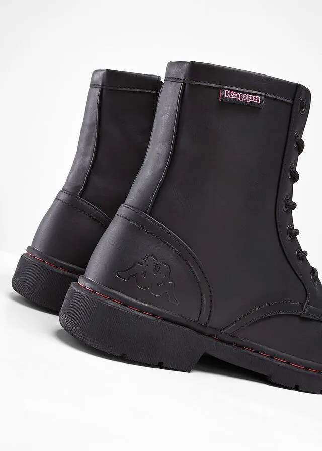 Botas con cordones Negro