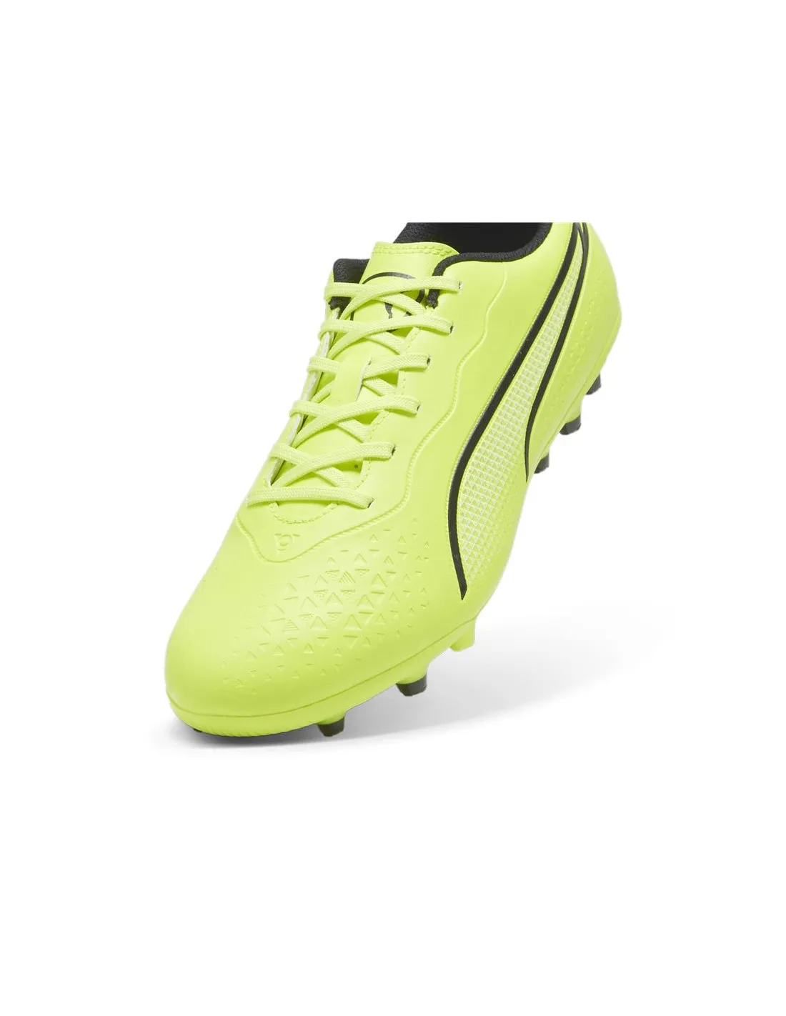 Botas de fútbol Puma King Match MG Lima/Negro