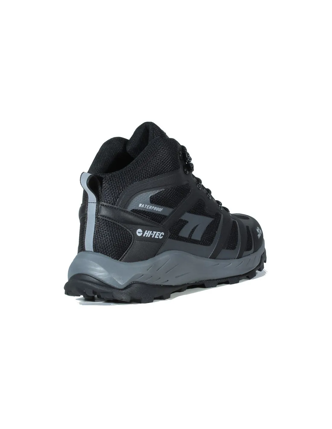 BOTAS DE MONTAñA HITEC TOUBKAL MID WATERPROOF BLACK/CHARCOAL/GREY HOMBRE