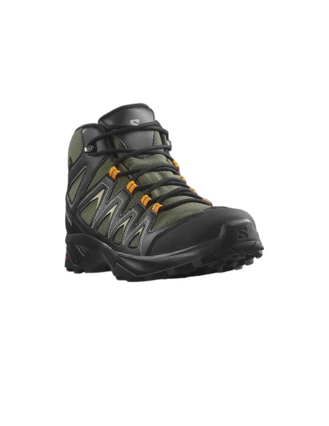 BOTAS DE MONTAñA SALOMON X BRAZE MID GORETEX VERDE HOMBRE