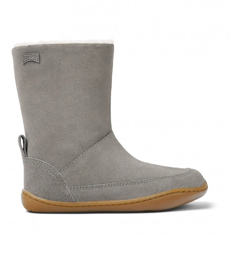 Botas de Piel Peu Cami gris
