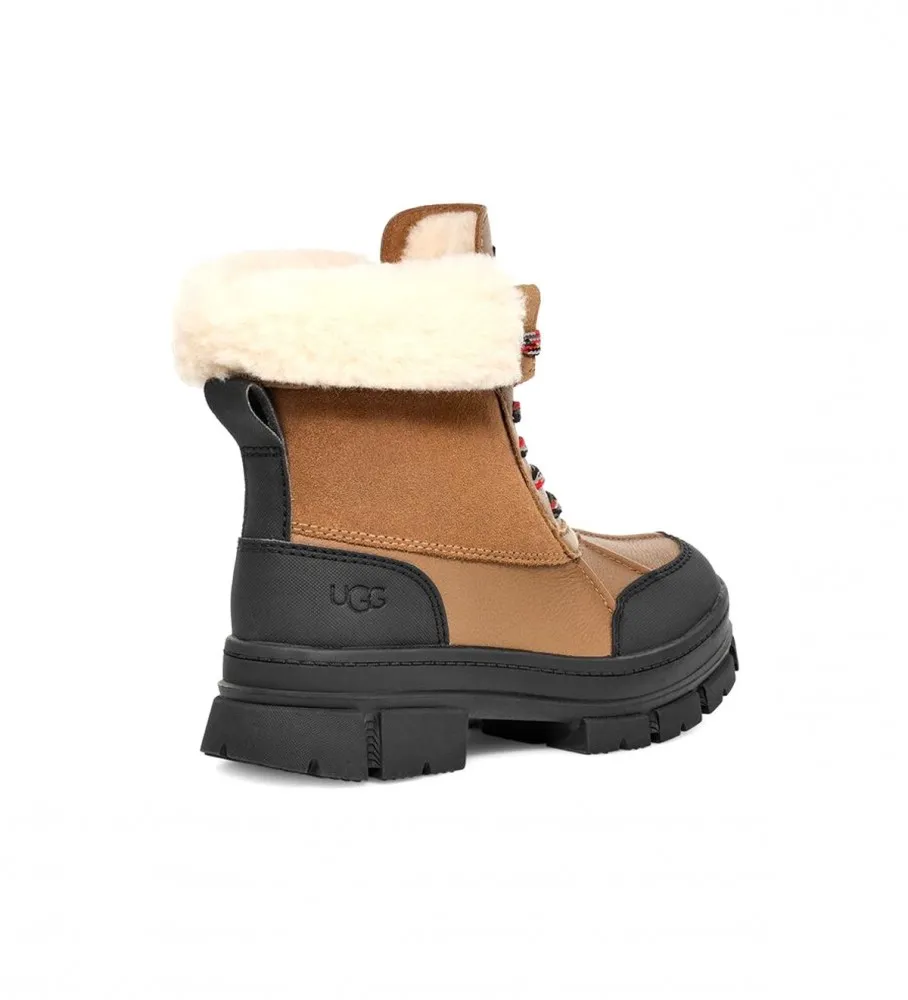 Botas de piel W Ashton Addiemarrón, negro