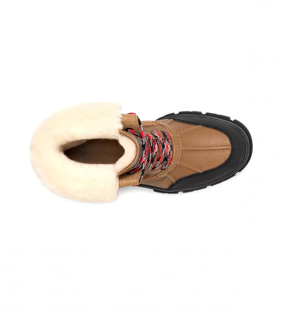 Botas de piel W Ashton Addiemarrón, negro