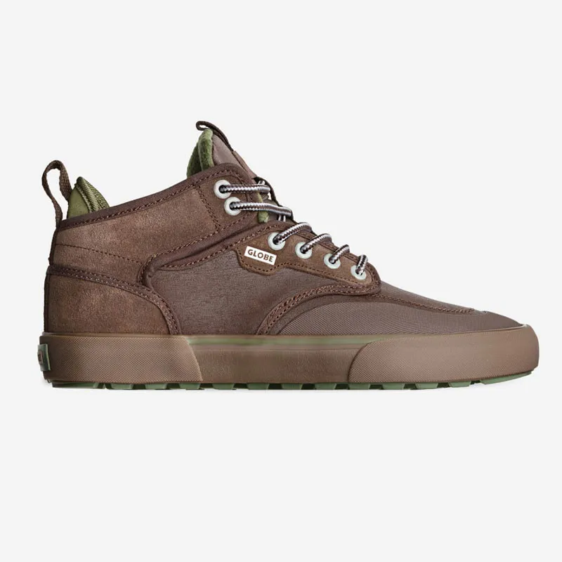 Botas Globe: Motley Mid (Chestnut Olive Summit)